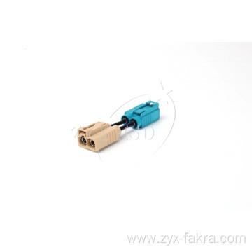 Dual Female FAKRA Waterproof Connectors